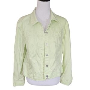Tribal‎ Light Lime Lightweight Shirt Jacket